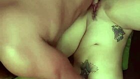 Watch this homemade hotwife get cummed on in a quickie with bodybuilder