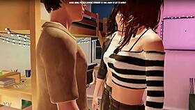 Vickie says, 'Let's have a threesome in Ashley's room.'