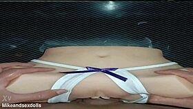 trailer for anal action with candy in white thong