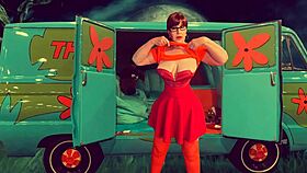 oops, granny velma dinkley’s haunted mystery turned into a creampie mess