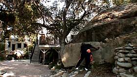 Busty step mom bathes and rides with Melanie Monroe