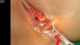 Blonde Babe Masturbates To Milk Squirt!