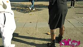 Horny valencian nelia estrada rides big cock in madrid