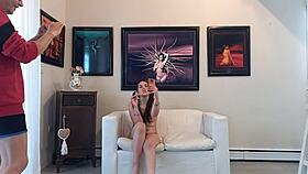 detras de escena colita redonda y perfecta con el indio de camarografo exclusivo