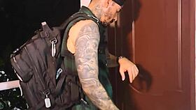 naughty girls flirt with the plumber