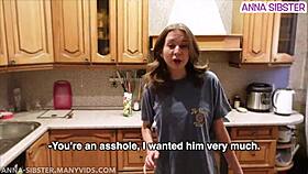 angry roommate turns into a slut after seeing my cock 😏