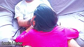 Asked for help to clean my room to my stepbrother and he ended up fucking me hard in missionary and doggy style