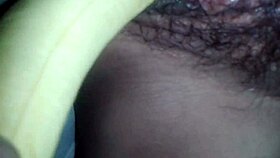 Girl masturbates with mature guy in fun way