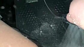 Arab young 18+ elite saudi girl masturbates tight pussy in shower with perfect body