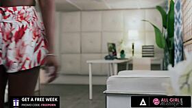 All Girl Massage Turns into Hot Lesbian Threesome!