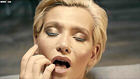 Hot european horny babes amirah adara and subil arch licking and fingering each other