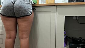 Stepdaughter Caught Washing the Dishes