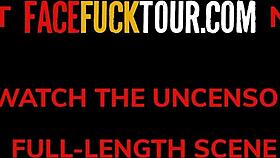 Curvy Big Tits Latina Cum Whore Slurps Up Huge Dick