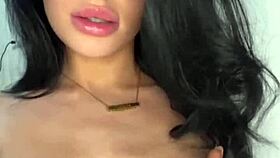 I'm watching this teen American exchange student masturbate solo in college.