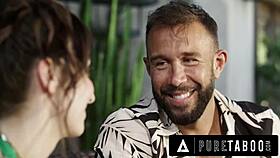 Unbelievable! Busty stepmom Lexi Luna shows virgin stepson how to fuck with husband's approval!