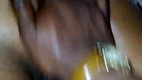 Ebony Latina Pussy Massage Intense Action