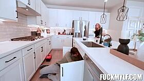 The handyman gets to finish on my chest with Danae Mari and Tyler Cruise