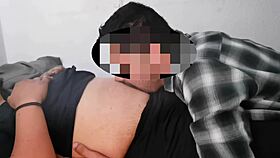 Milf Girl Licks Belly Button in Amateur Fetish Session