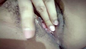 chubby babe plays solo. tight pussy gets attention after long day.