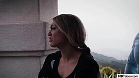 Teen Adira Allure experiences wild orgasms riding a massive cock in intense session