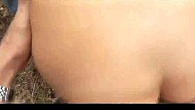 Beautiful Abby gives blowjob in missionary