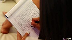 Intense Lesbian Shower Sex Pale Skinny Girl Busty Milf Big Silicone Breasts!