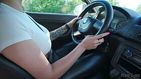 This dominant brunette in leggings forced me to cheat in the forest! 😈