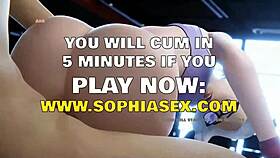 Feeling aroused by Brandy Renee's huge round tits.