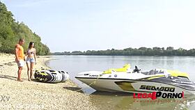 Slim beauty Lilu Moon goes wild for a muscle man's veiny cock in a deepthroat session. Can't stop watching!