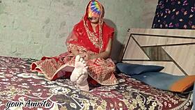 Hot Indian desi step brother-in-law sneaks into bath with sister-in-law for steamy action