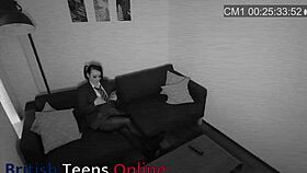 student moans, 'fuck me harder, teacher, and cum in my mouth?' as she deepthroats