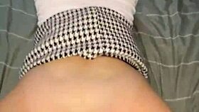 brunette sucking dick in cowgirl pov style