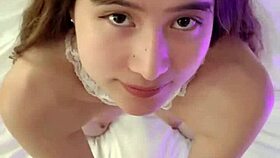 Small 19Yo Asian Teen Plays With Herself In Hotel
