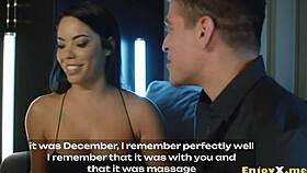 wow, megan fiore, hot italian pickup star, gets her shaved pussy pounded! 😍