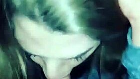 justcallmekarma gives blowjob and swallows cock 😏