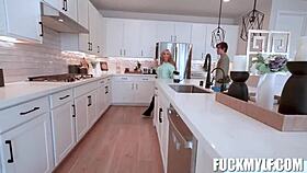 The handyman gets to finish on my chest with Danae Mari and Tyler Cruise