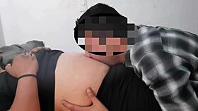 Milf Girl Licks Belly Button in Amateur Fetish Session