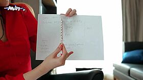 Don't Want to Study? This Blonde Student in Glasses Wants to Fuck Her Teacher!