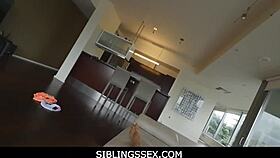 Siblingssex - desperate teen 18+ step-sis pleads stepbro to shut his mouth - chloe cherry