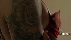 The MILF mother-in-law begs her step son to ravage her ass in anal sex.