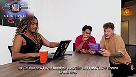 boss latina milf carla morelli fucks a big white cock