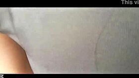 Beautiful Abby gives blowjob in missionary