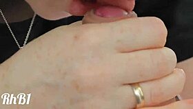 He Cums When I Caress Him With My Tongue