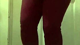 Teasing you with my curvy body and warm drink