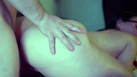 kinky guy anal fucks his woman with choking and rimjob 😈