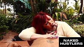 Stallion Drilling Red Head Pawg Milf's Big Ass W Bbc!