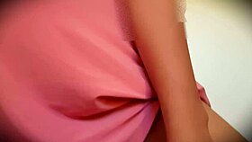 Miranda gets wet and intimate with her cute neighbor outdoors