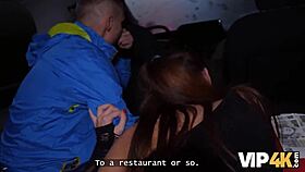 jogging turns to sex with stranger! cuckolding bf watches in hd pov.