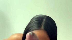 i'm sucking my stepdads huge bbc in pov, but it's too big for me