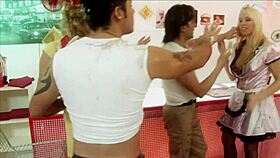 I Join Milf Waitresses Diana Gold And Eva Mercedes In A Foodie Foursome With Big Cocks And Blowjobs.